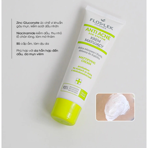 Kem Dưỡng Floslek Anti Acne Mattifying 50ML