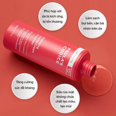 Sữa Rửa Mặt Paula Choice Hydrating Gel To Cream Cleanser 198ML