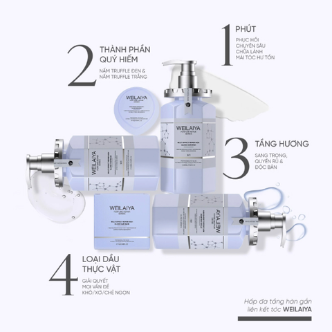 Dầu Hấp Tóc Weilalya Multi Effect Repair High Gloss 450ML
