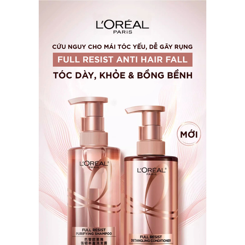Dầu Gội Dầu Xả Loreal Paris Full Resist 440ML