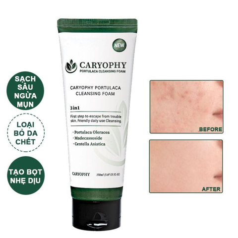 Sữa Rửa Mặt Caryophy Portulaca Cleansing Foam 150ML