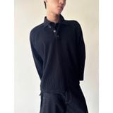 WAF Collared Tee - Black