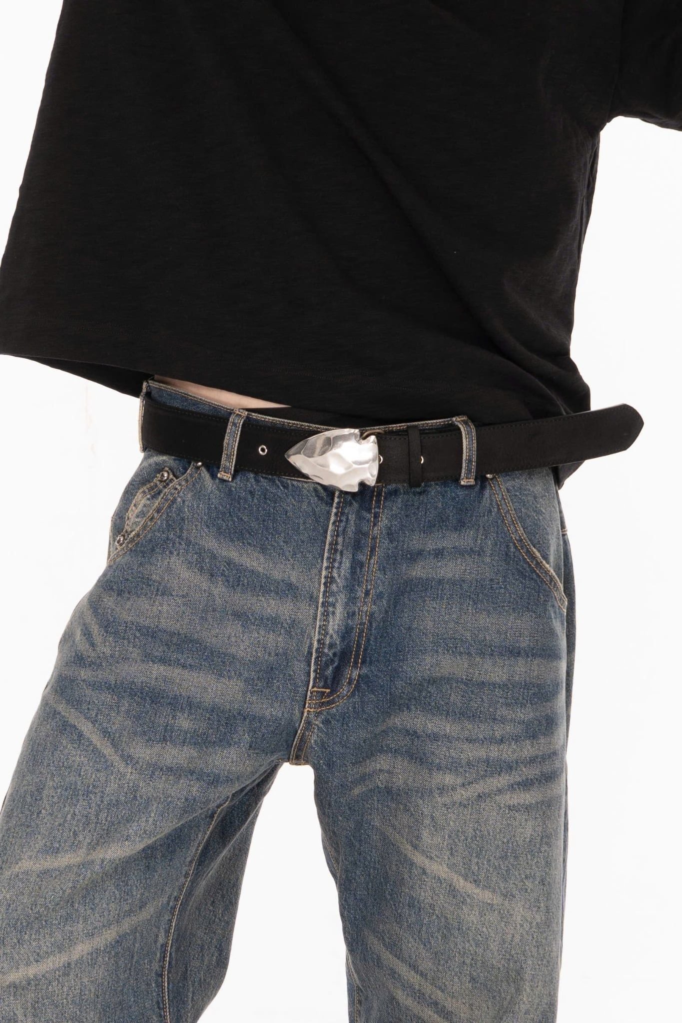 MOLTEN LEATHER BELT