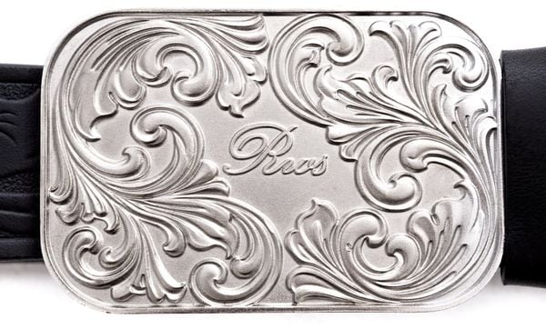  FLORALSTEEL PATTERN BELT 