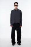 WAF Collared Tee - Gray