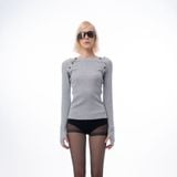 Button Longsleeve - Grey