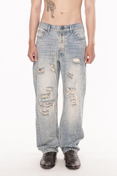  VEILED RUIN DENIM PANTS 