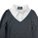 Rib Mixed Shirt