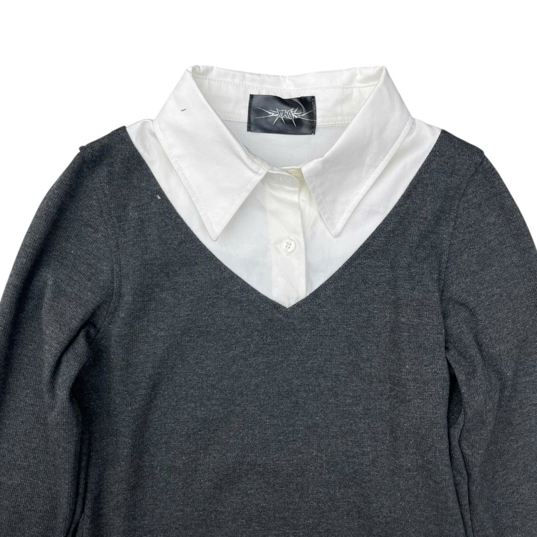 Rib Mixed Shirt