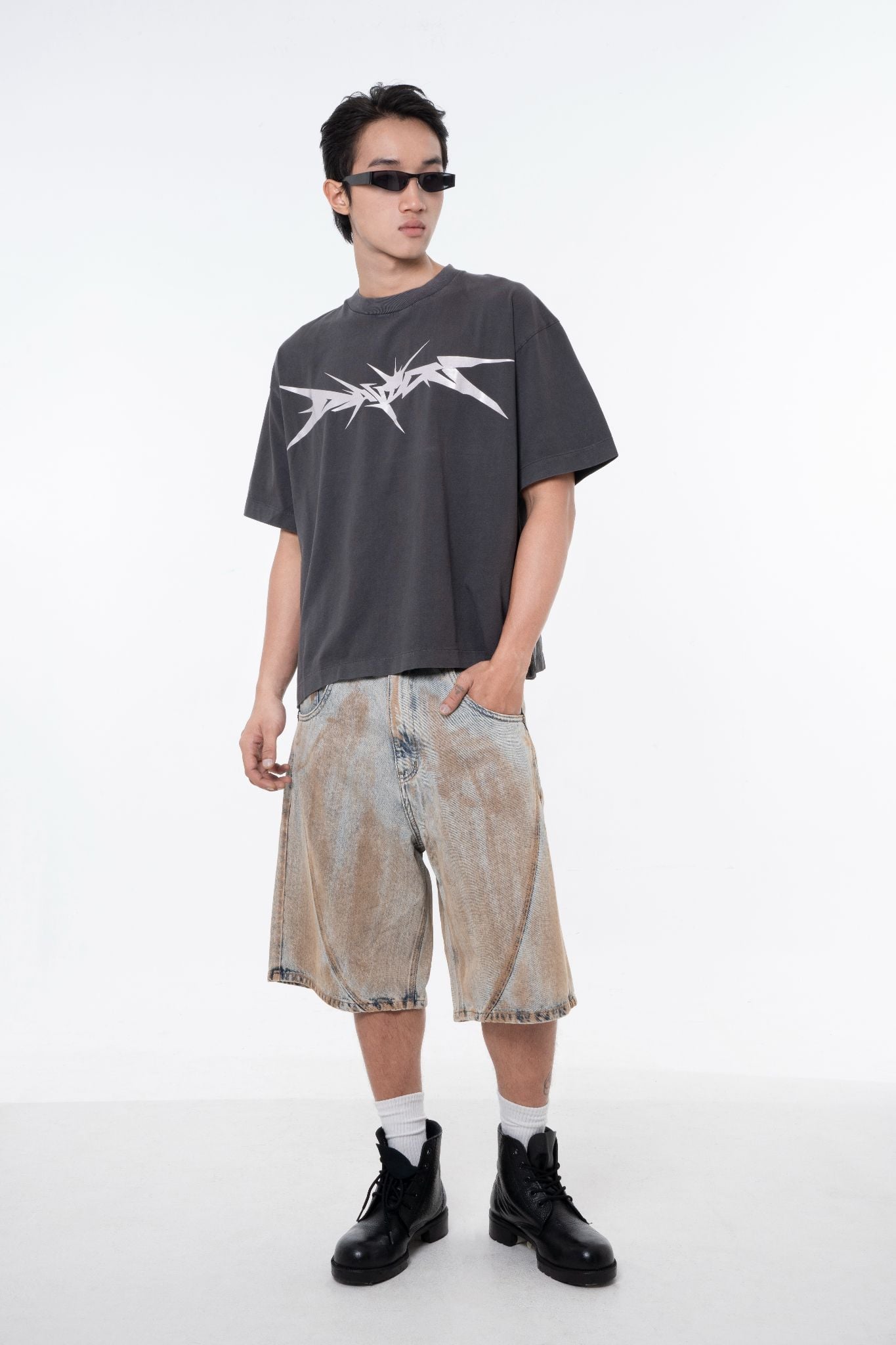 Spiked Faded Tee