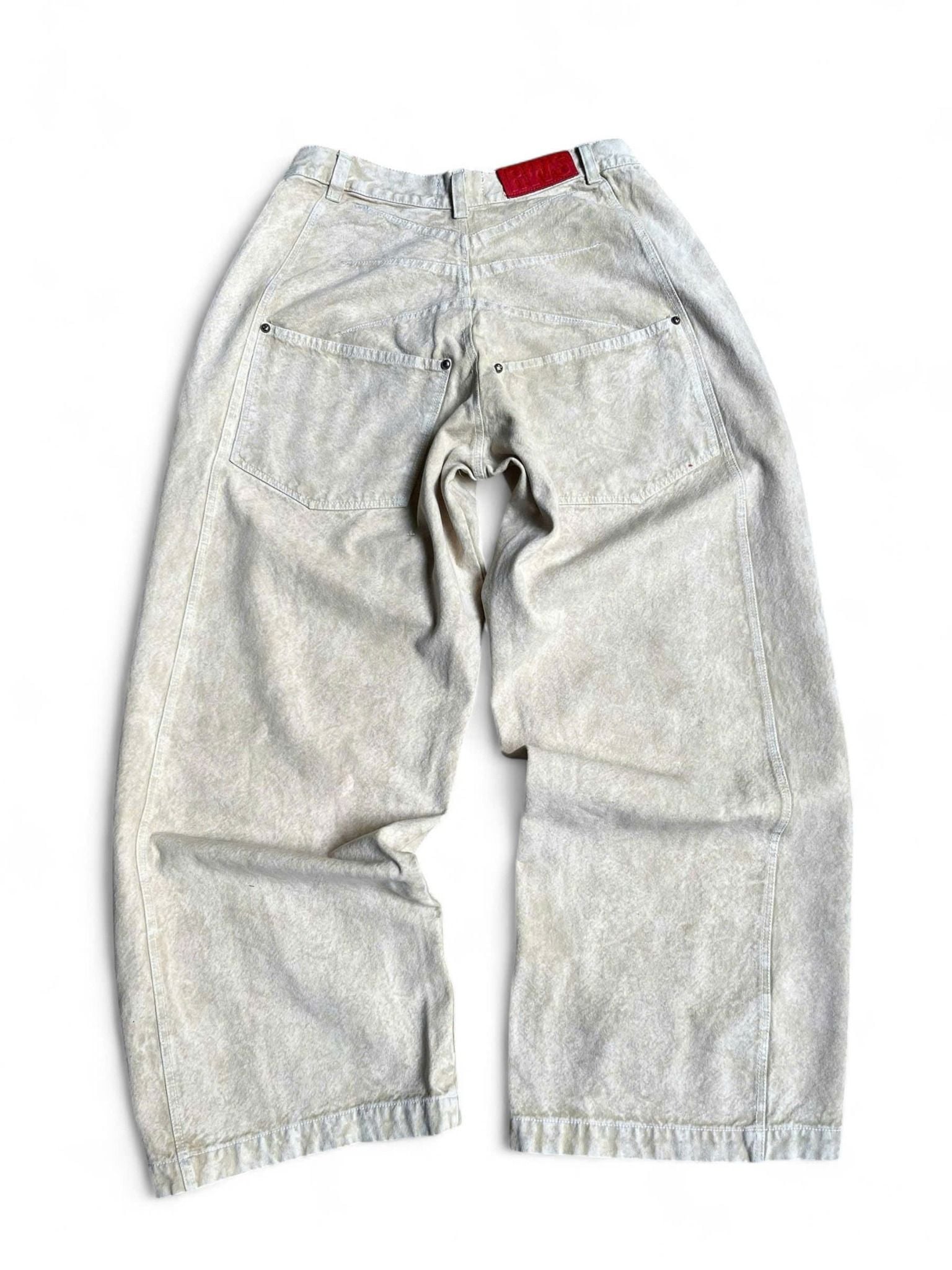 Canvas Spiked Pants