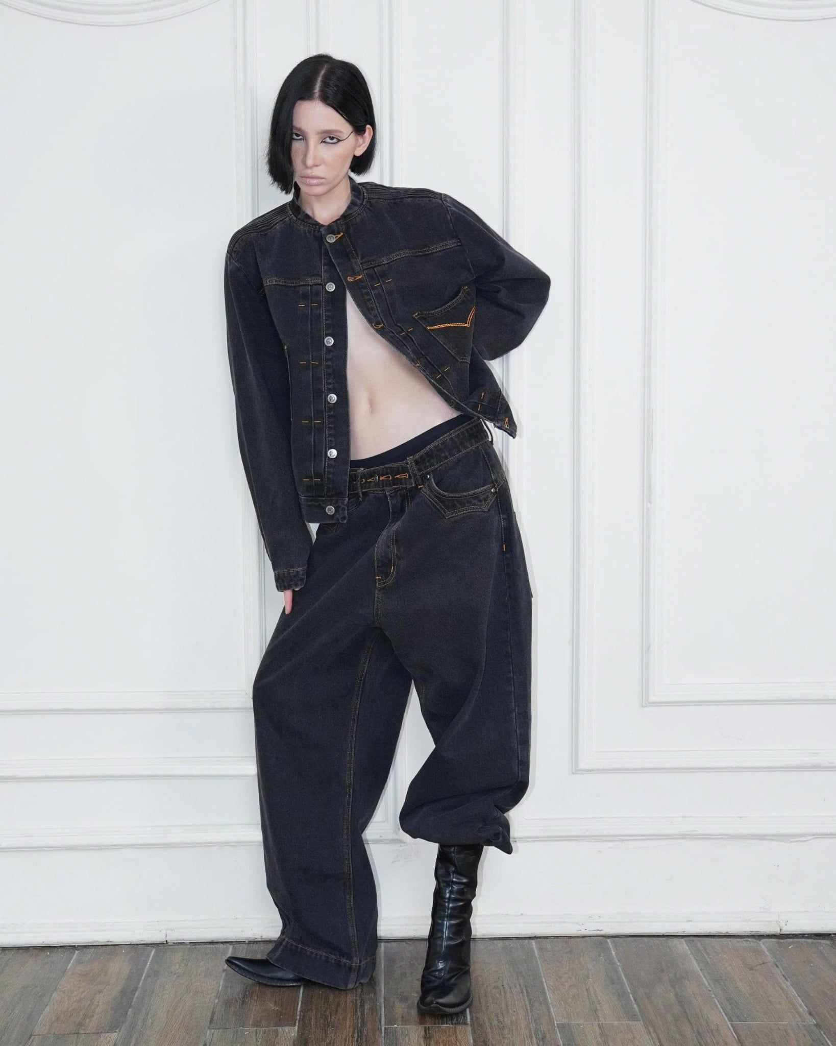 ARROW STITCH DENIM JACKET