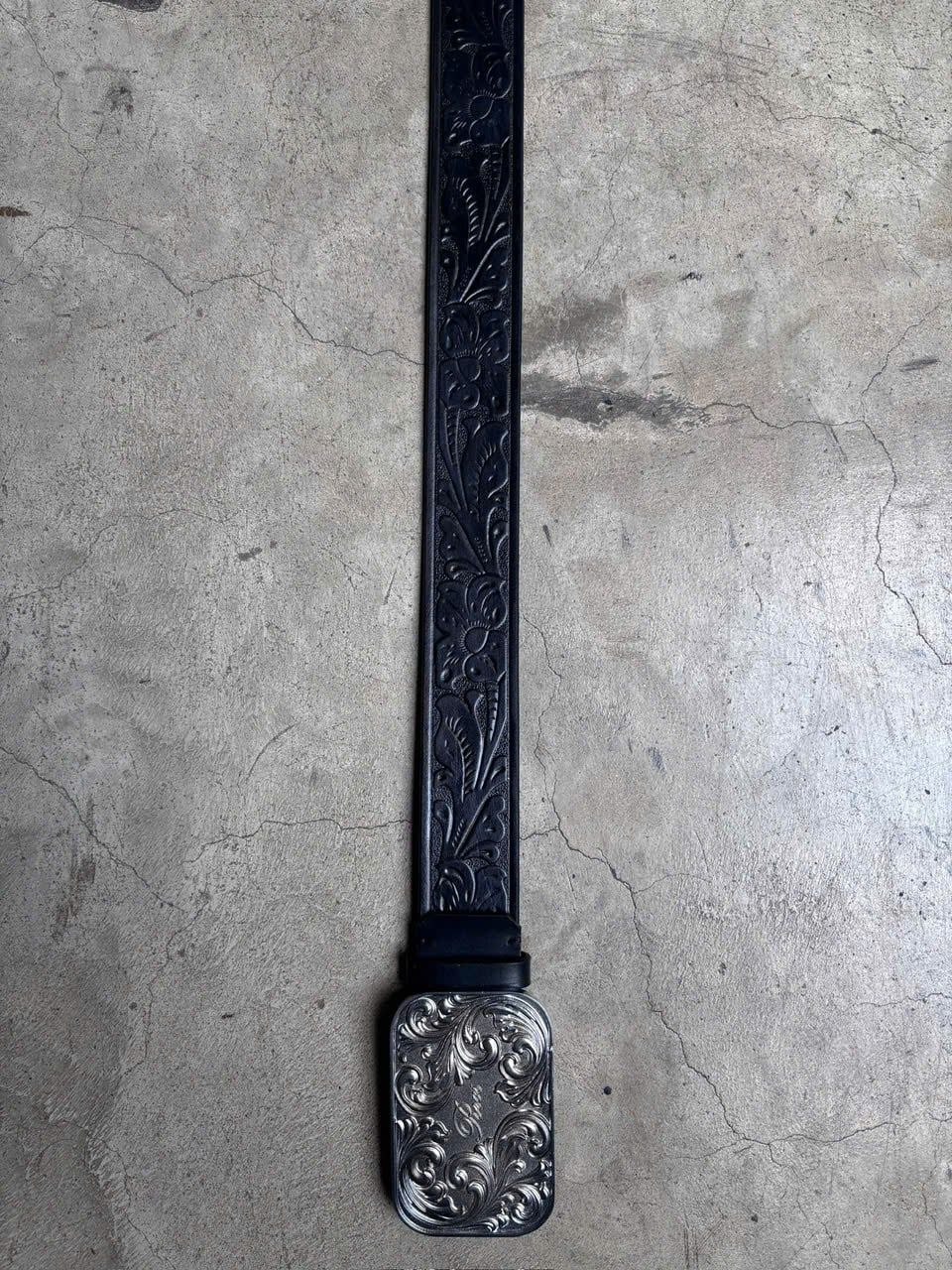 Floralsteel Pattern Belt