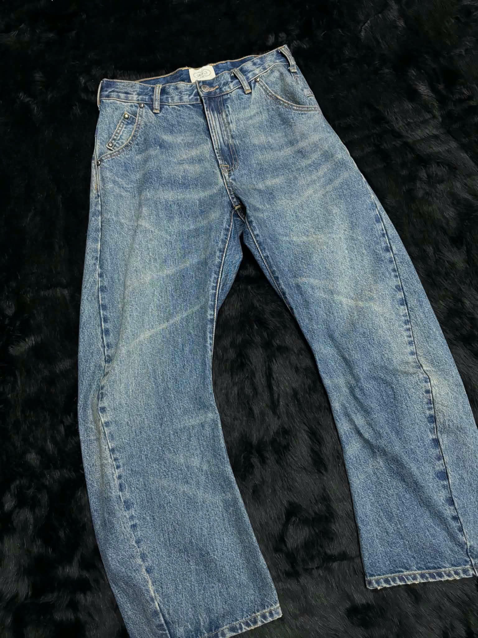 TORSION WIDE DENIM PANTS