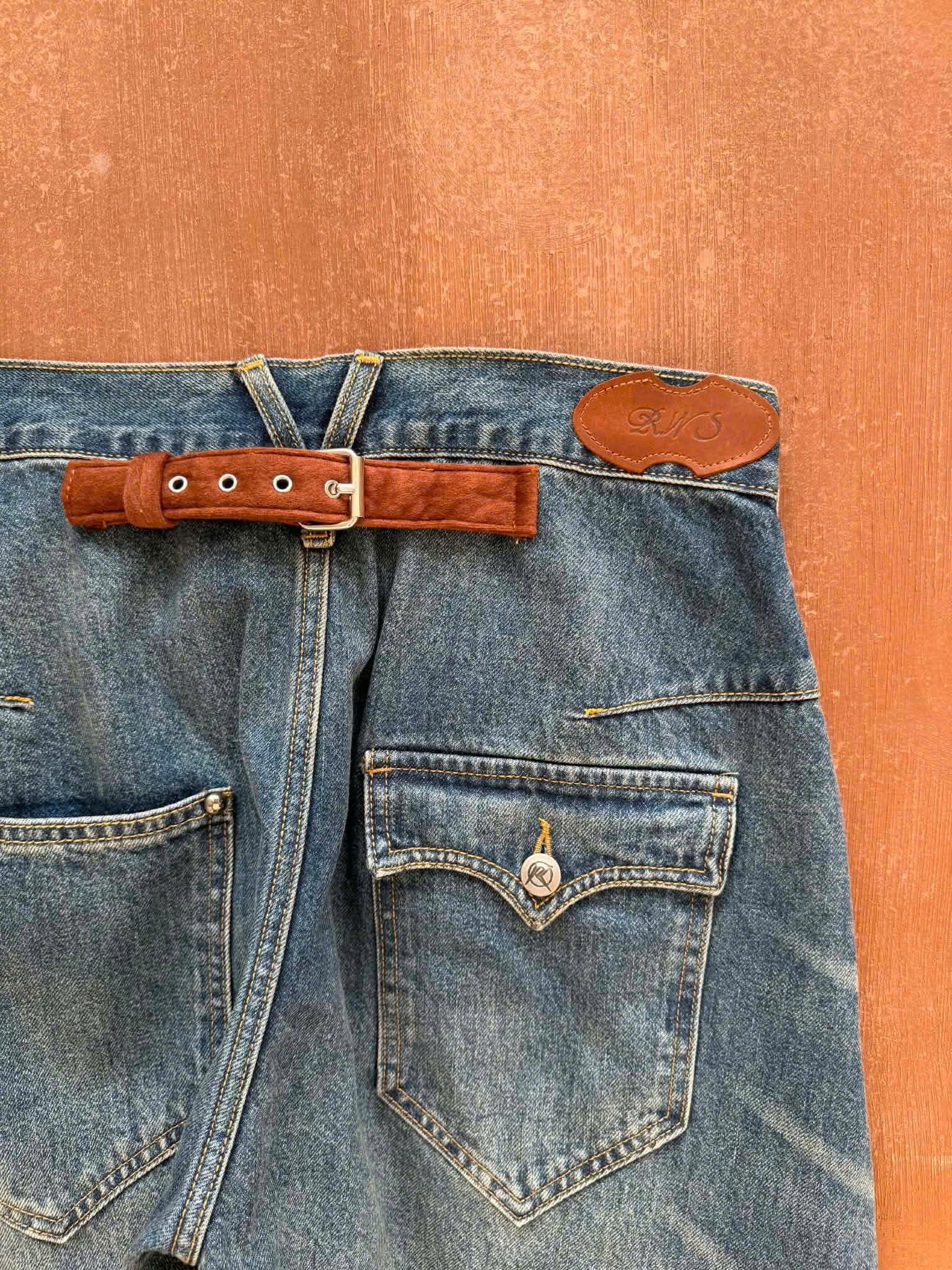 TORSION WIDE DENIM PANTS