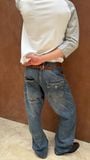 TORSION WIDE DENIM PANTS