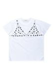 BUTTON BRA TEE