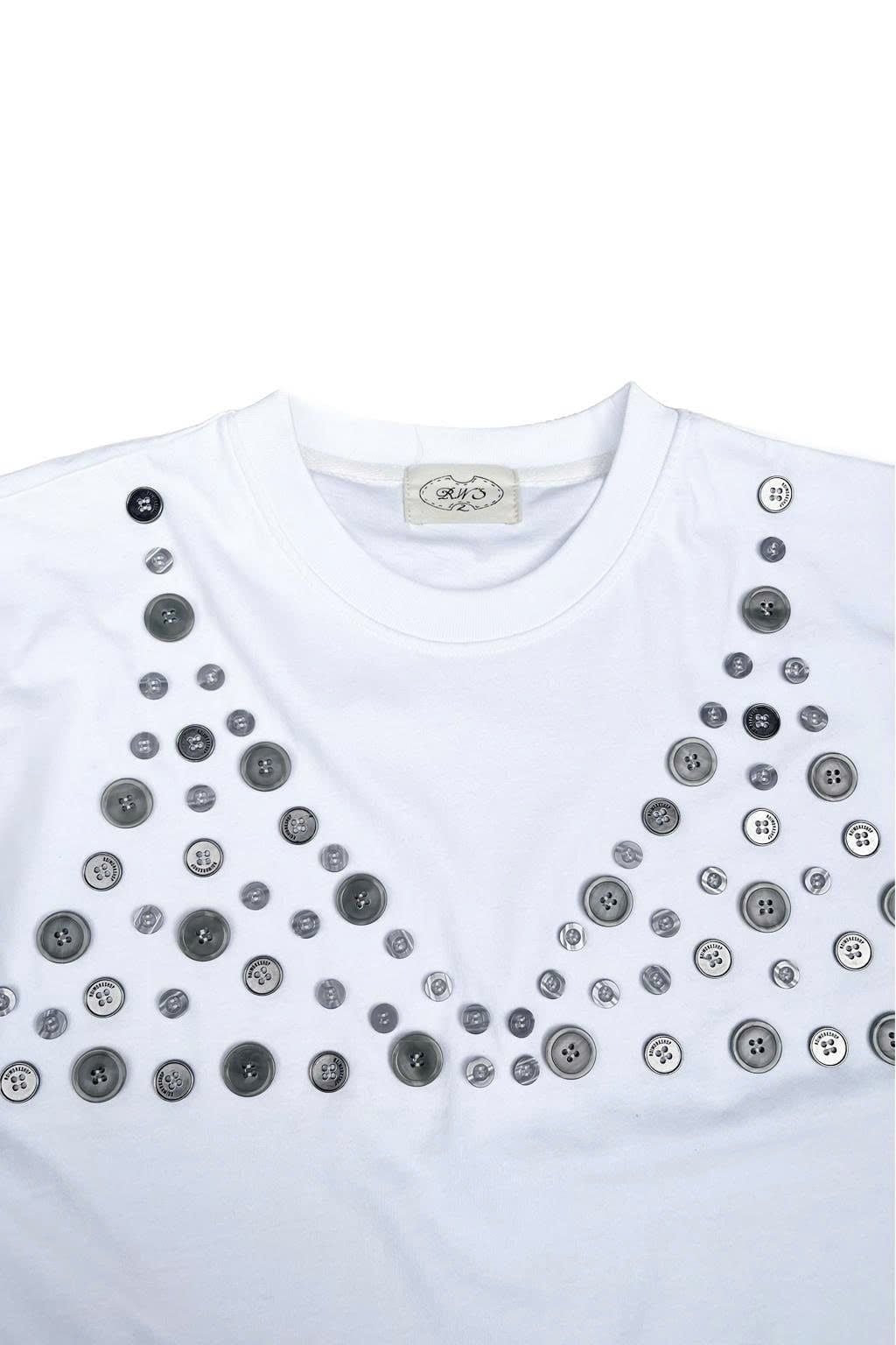 BUTTON BRA TEE
