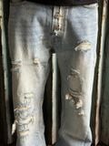 VEILED RUIN DENIM PANTS
