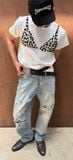 VEILED RUIN DENIM PANTS