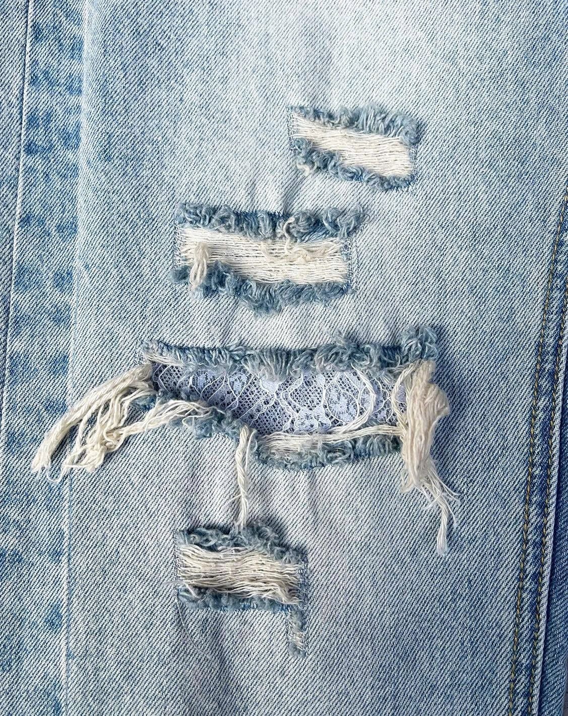 VEILED RUIN DENIM PANTS