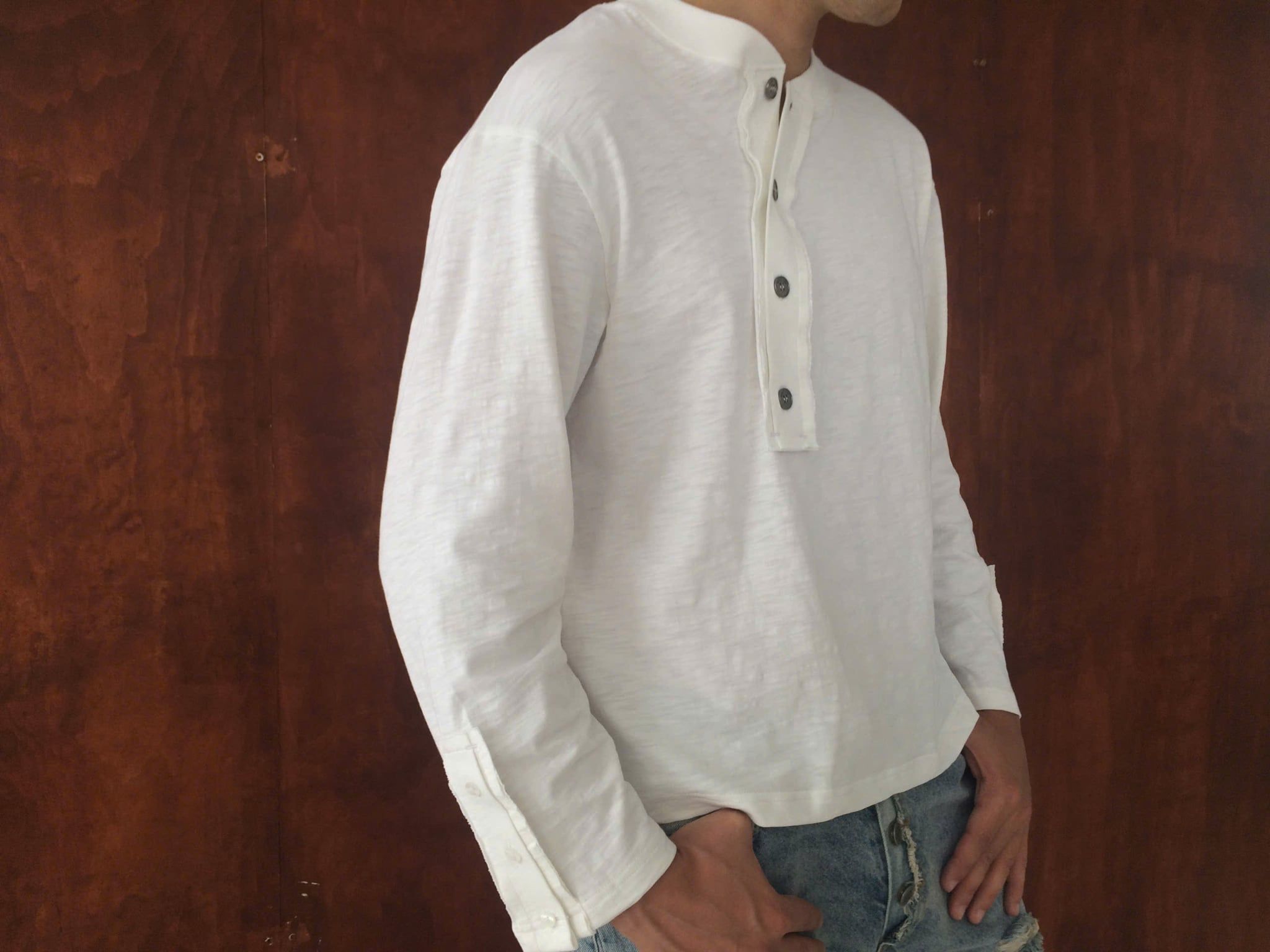 IVORY SLUB TEE