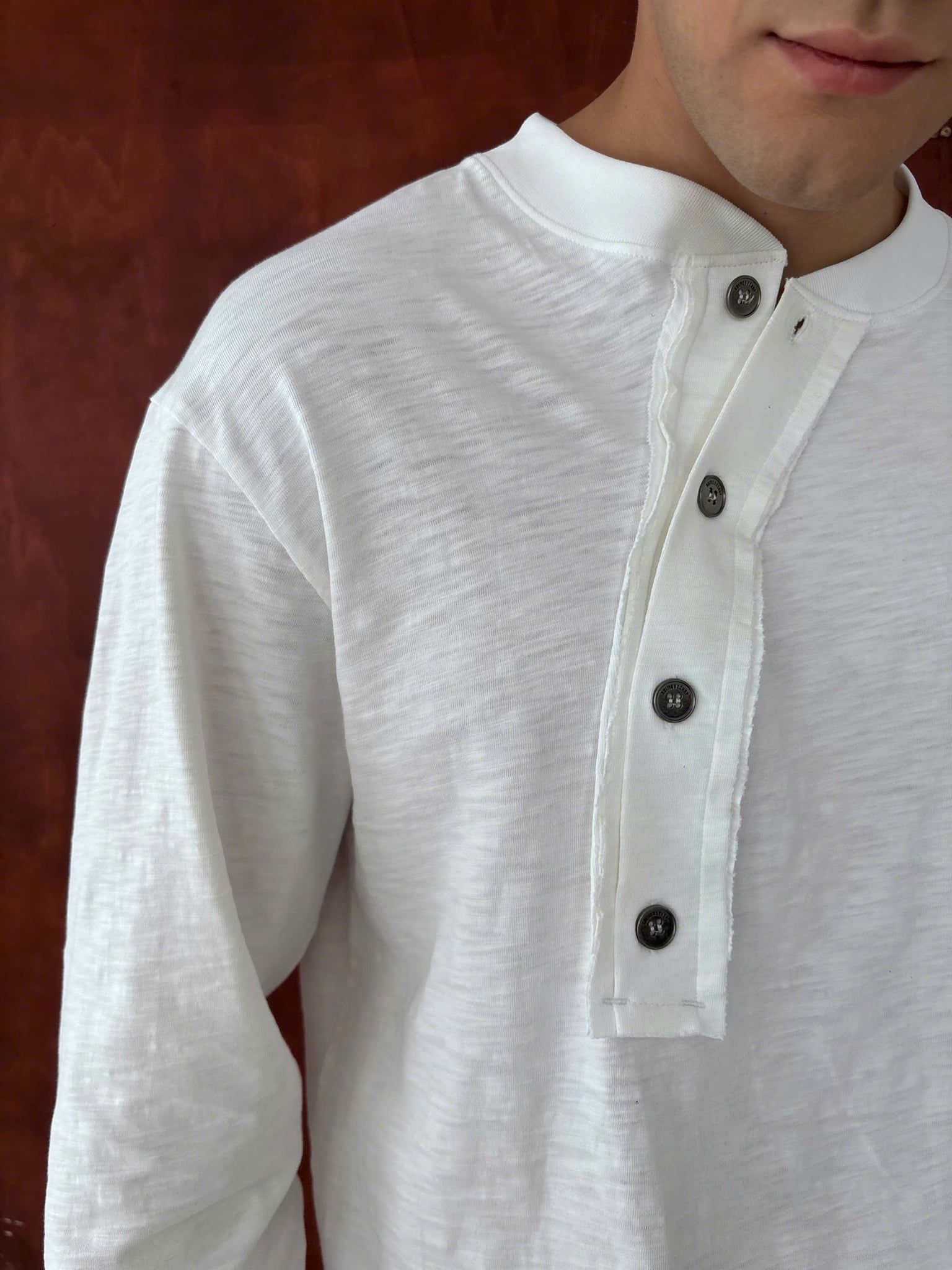 IVORY SLUB TEE