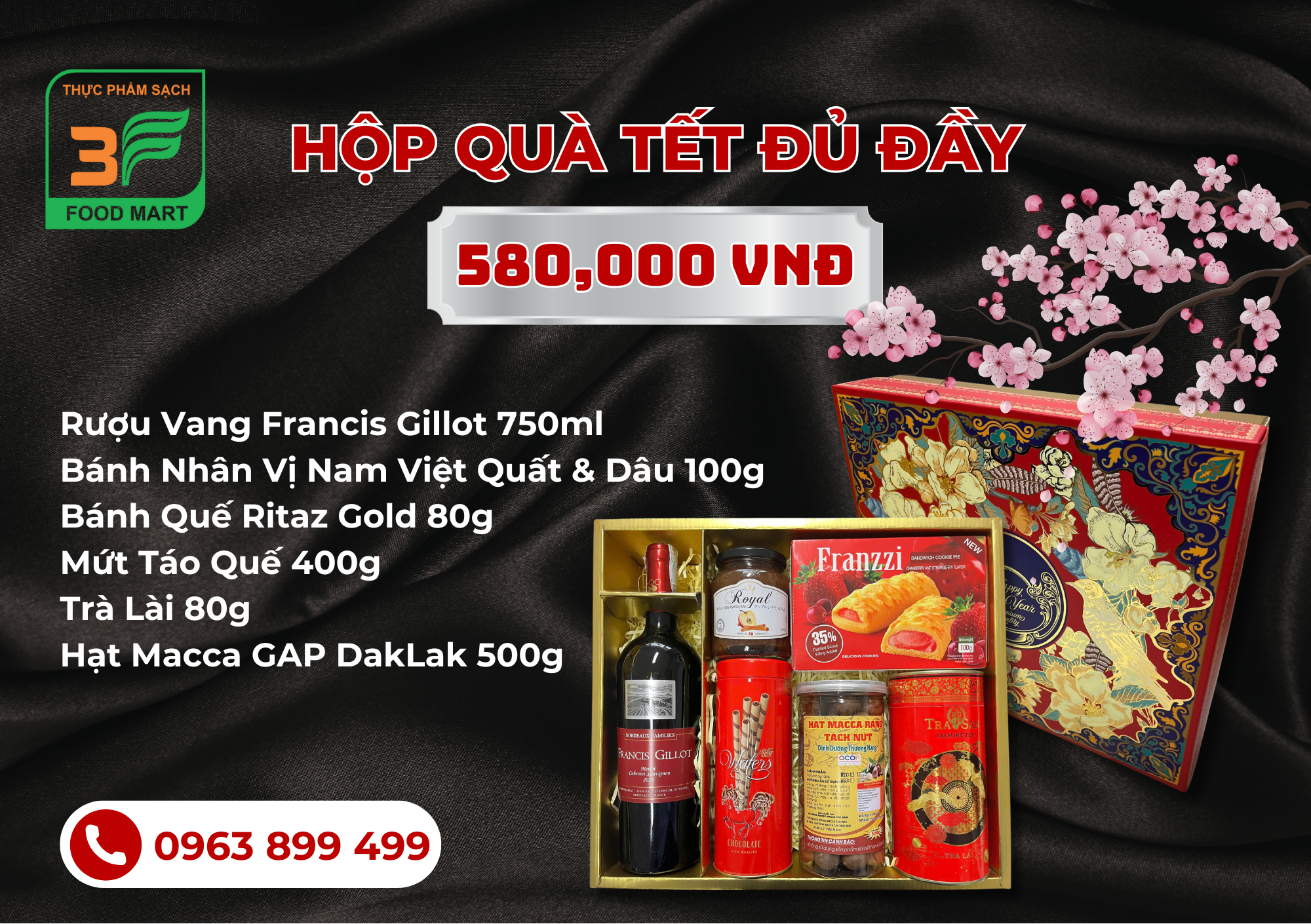  HỘP QUÀ TẾT ĐỦ ĐẦY 