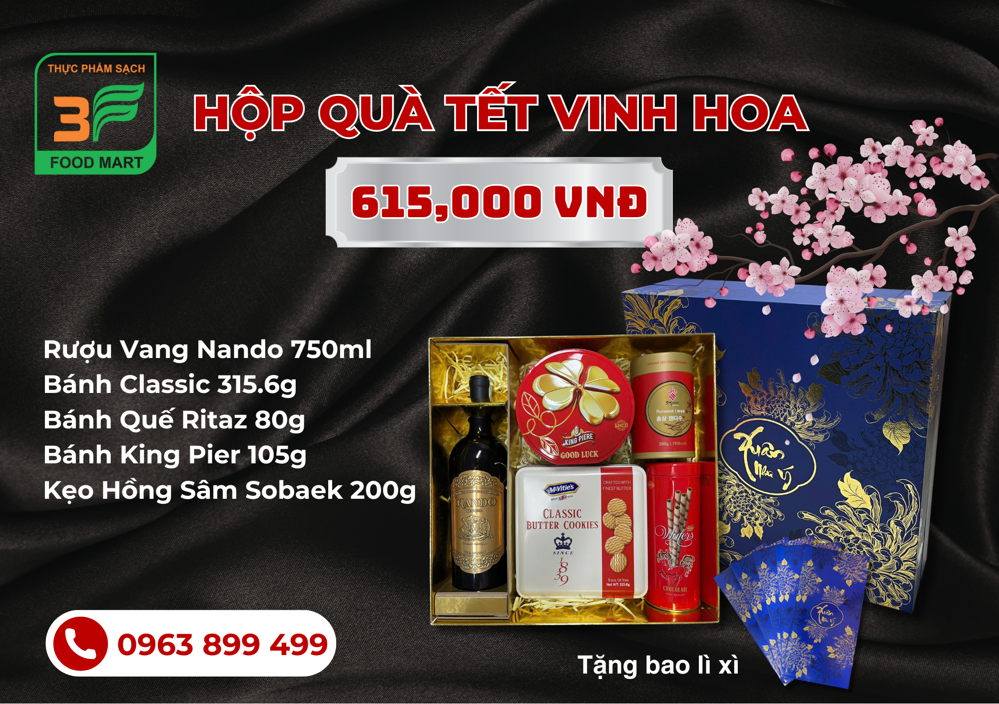  HỘP QUÀ TẾT VINH HOA 