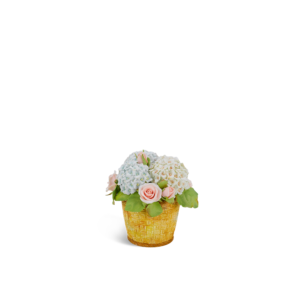 Chậu 10 cm + Cẩm Tú Cầu
