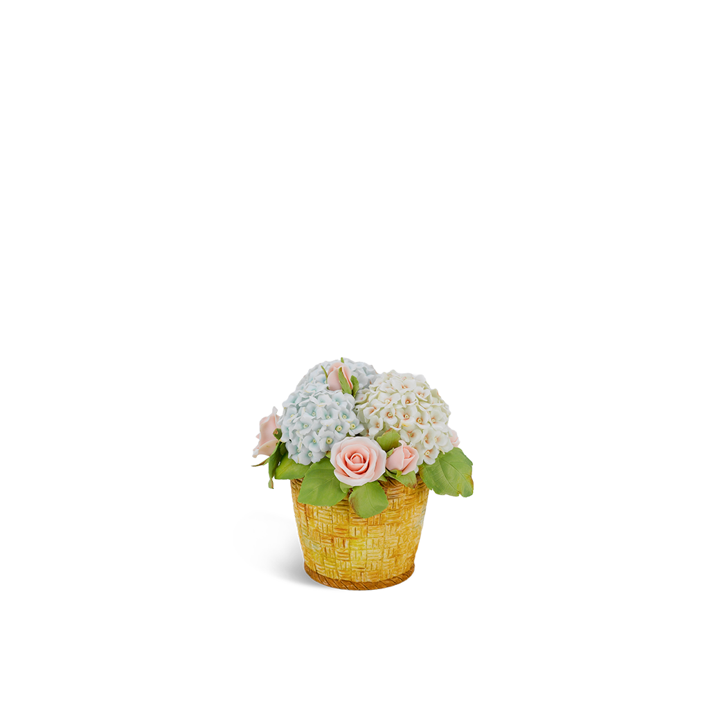 Chậu 10 cm + Cẩm Tú Cầu