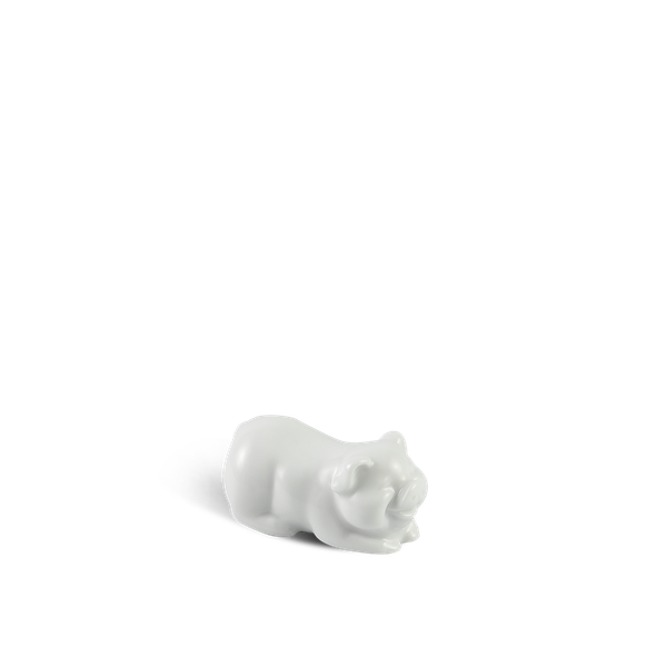 Bộ 6 Gác đũa hình Heo con 4 cm - Jasmine - Trắng