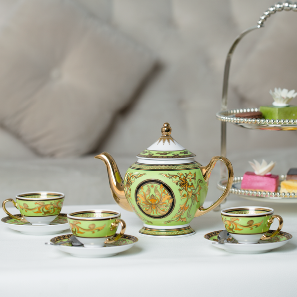 Bộ trà 0.8 L - Hoàng Cung - Thiên Hương (Xanh Lá)