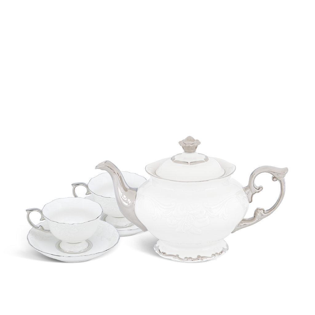 Bộ trà 0.8 L - Đài Các IFP - T.Trí Bạch Kim (tô quai)