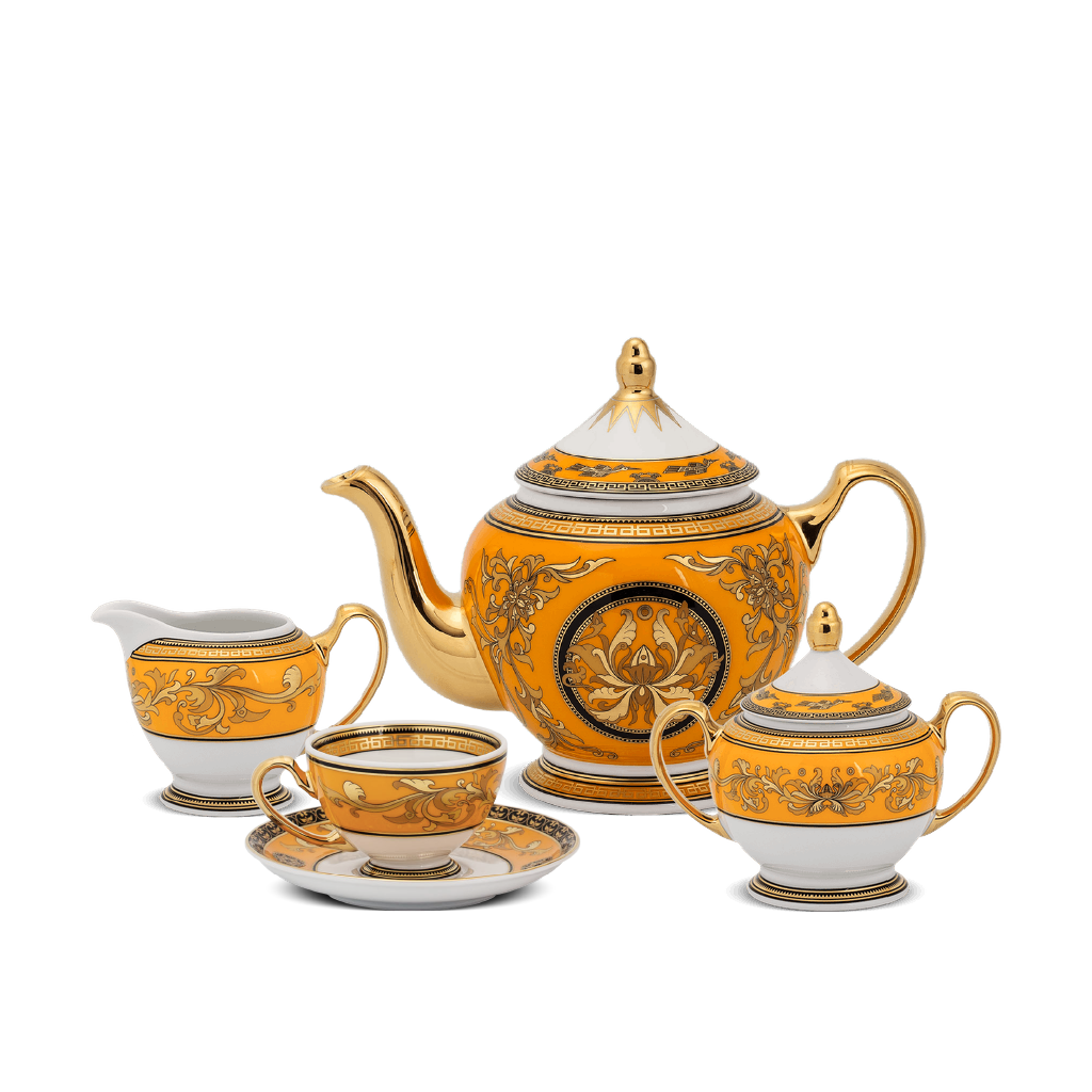 Bộ trà 1.3 L - Hoàng Cung - Hoàng Bào (Sen)