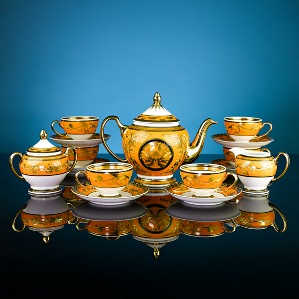 Bộ trà 1.3L - Hoàng Cung - Hoàng Bảo (Sen)