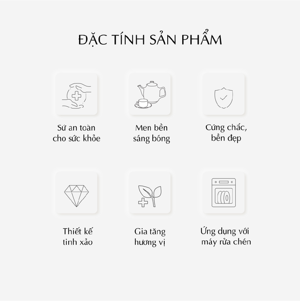 Bộ trà 0.8 L - Camellia - Văn Lang