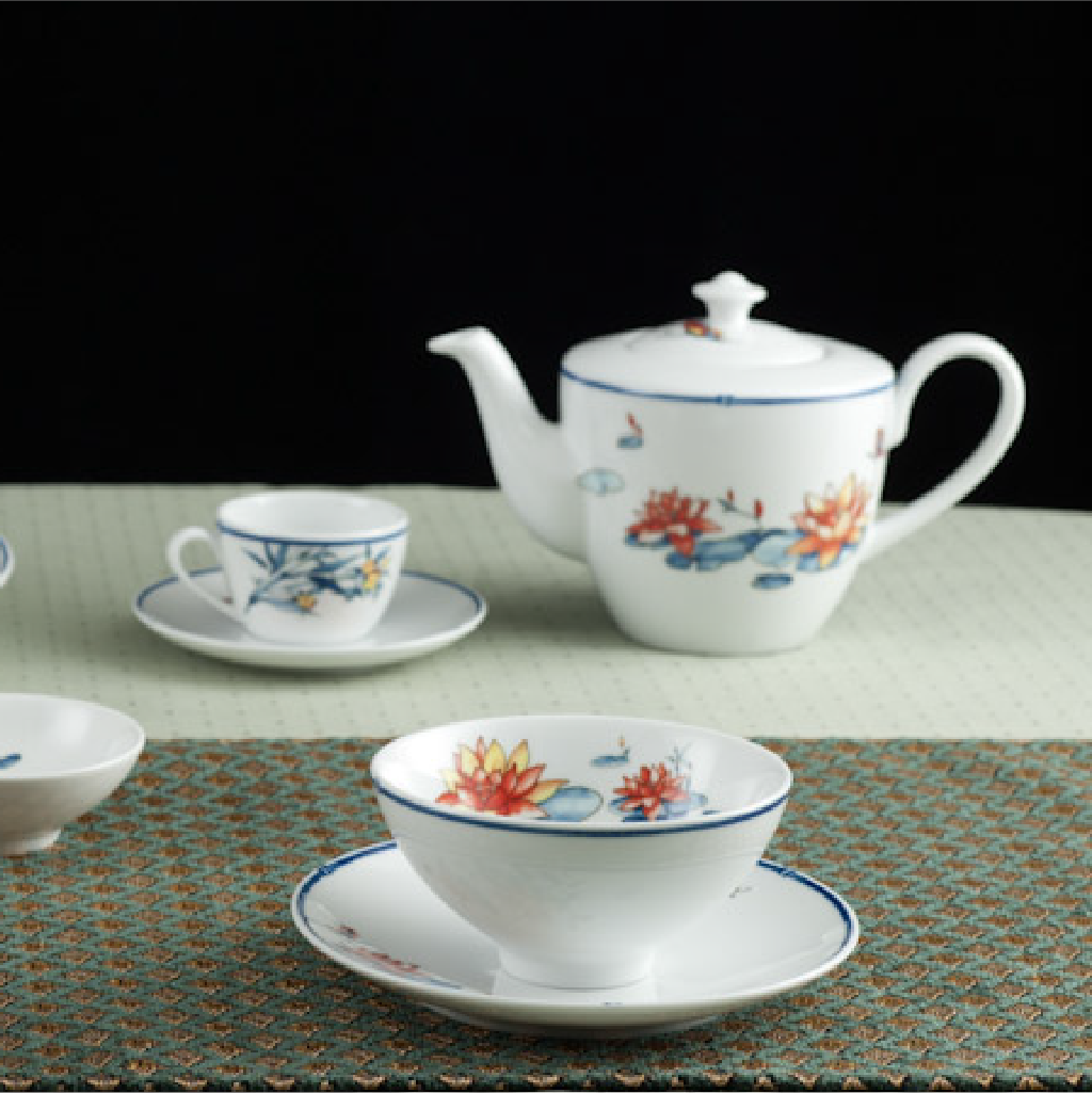 Bộ trà 0.65 L - Daisy - Sen Hồng