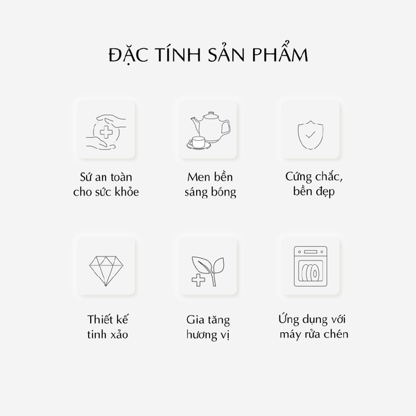 Bộ trà 0.8L - Camellia - Chim Lạc