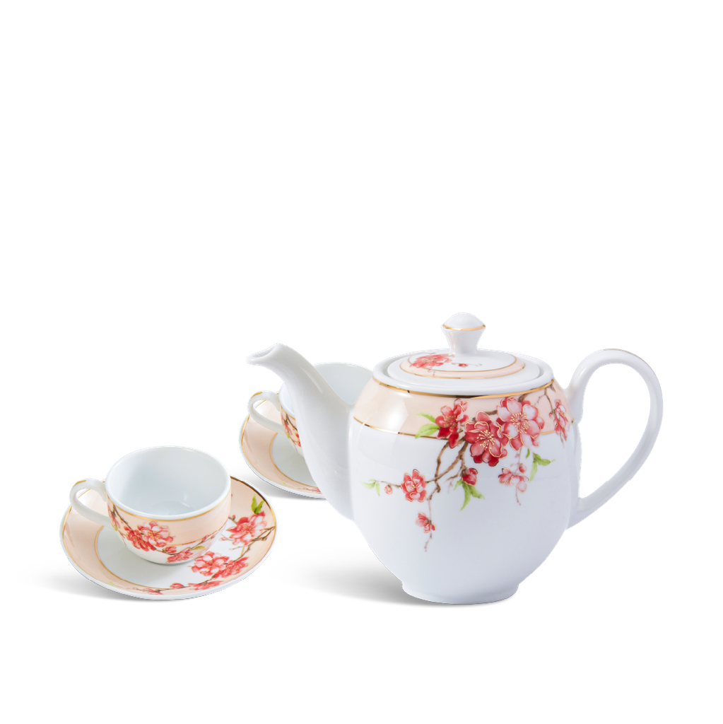 Bộ trà 0.8 L - Camellia - Hoa Đào