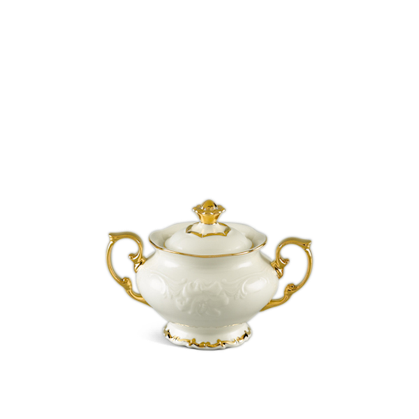 Chén đường 10 cm + nắp - Chỉ Vàng