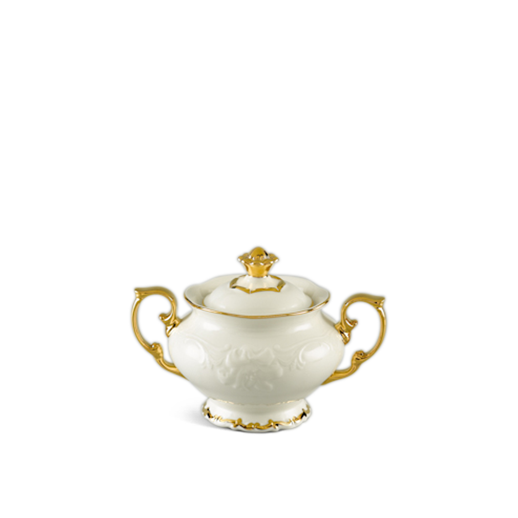 Chén đường 10 cm + nắp - Chỉ Vàng