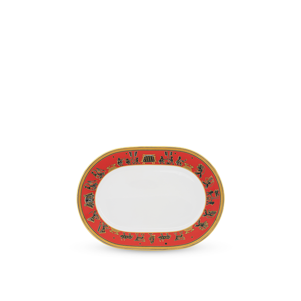 Dĩa oval 32 cm - Tulip - Trống Đồng