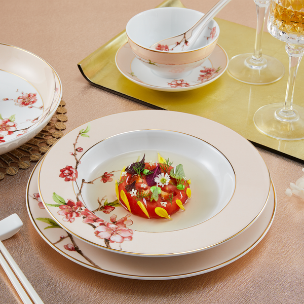 Bộ đồ ăn 23 sản phẩm - Camellia - Hoa Đào