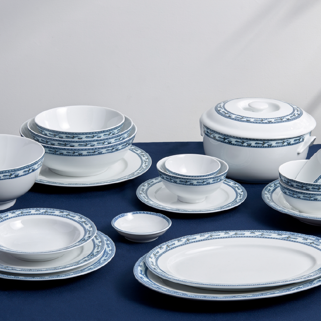 Bộ đồ ăn 9 sản phẩm - Jasmine - Chim Lạc