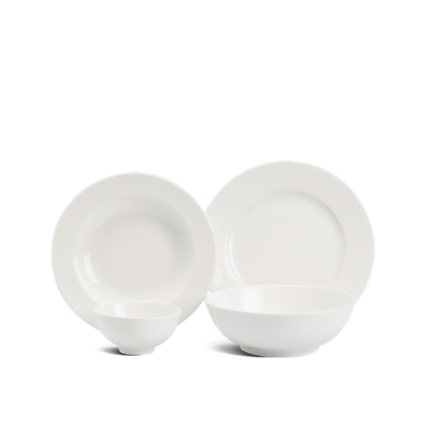 Bộ đồ ăn 09 sản phẩm - Jasmine Lys - Trắng Ngà