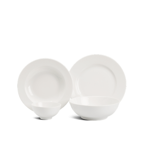  Bộ đồ ăn 09 sản phẩm - Jasmine Lys - Trắng Ngà 