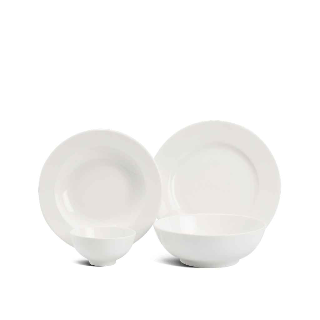 Bộ đồ ăn 09 sản phẩm - Jasmine Lys - Trắng Ngà