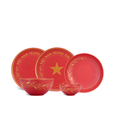  Bộ đồ ăn 10 sản phẩm - Timeless - Rực rỡ Việt Nam 