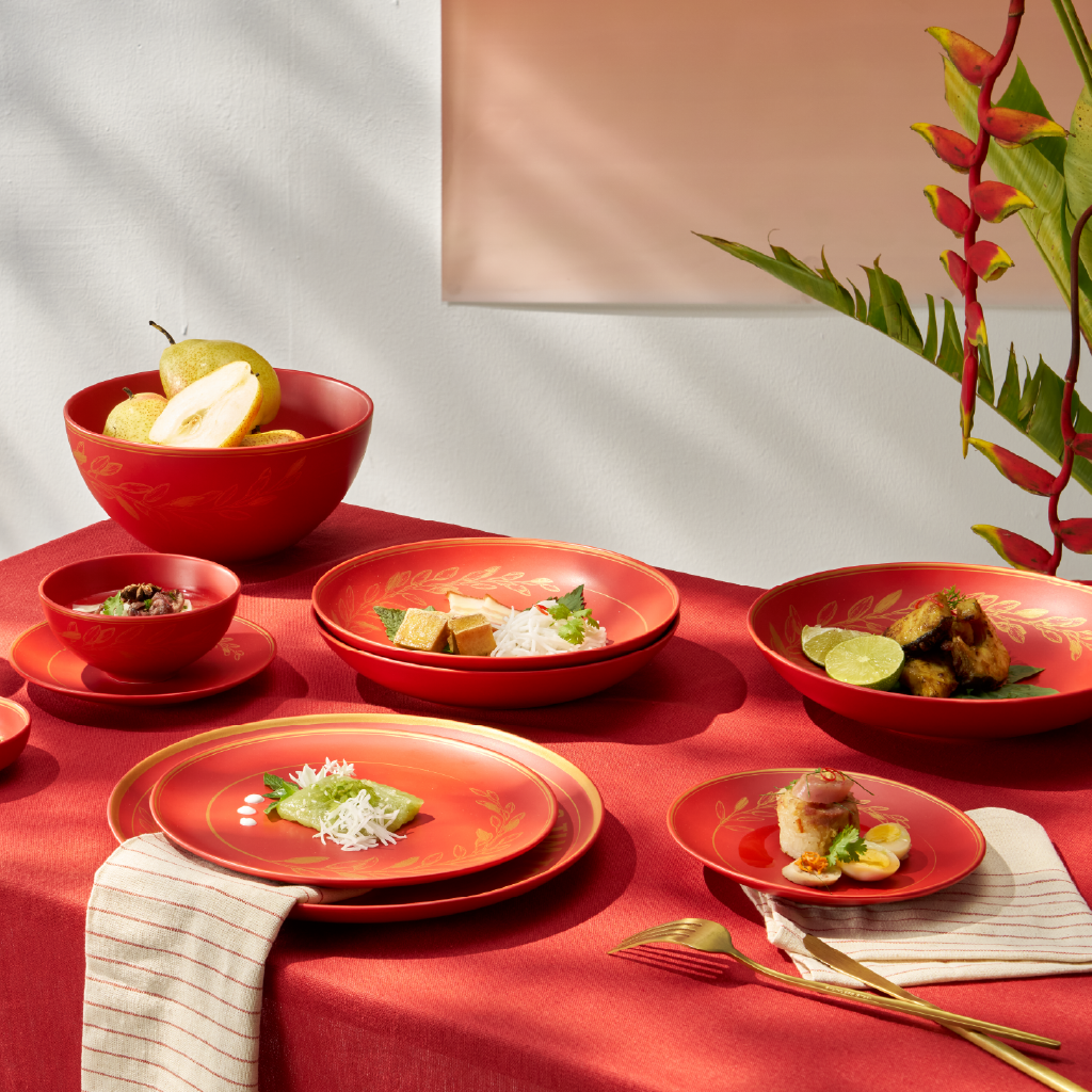 Bộ đồ ăn 10 sản phẩm - Timeless - Rực rỡ Việt Nam